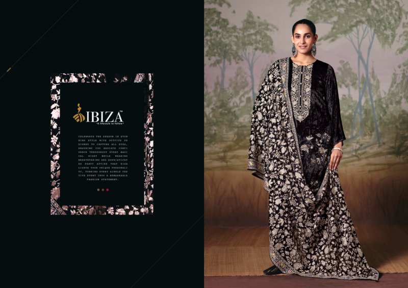 Baano By Ibiza Viscose Velvet Salwar Kameez 